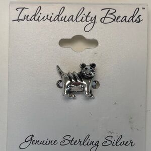 NEW! Sterling Silver Tiger Cat Bead Charm / Bead / Pendant